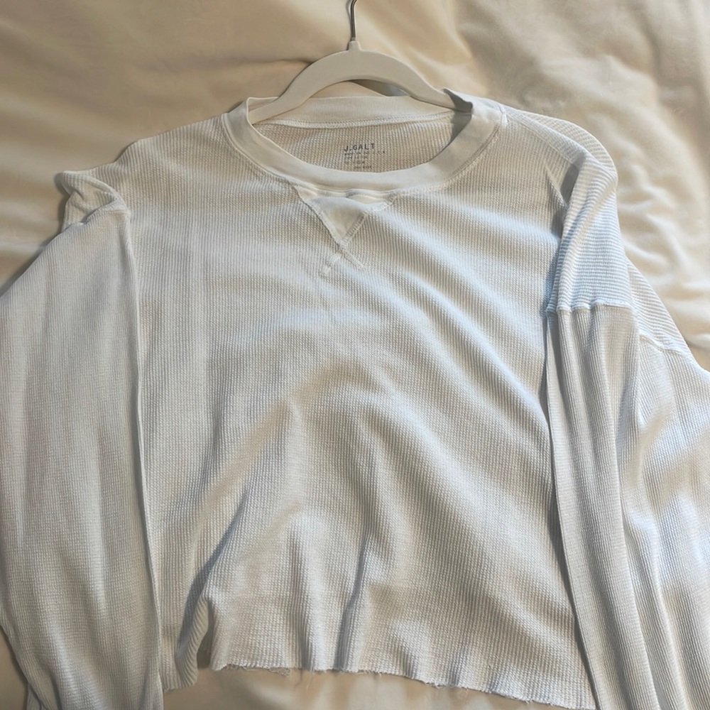 Brand Melville Long Sleeve Top | White Brandy Melville / John Galt White Shirt